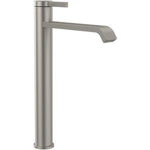 Eengreeps wastafelkraan verhoogd Dawn Brushed Nickel Matt TVW10610615264
