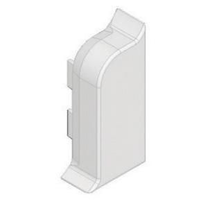 SLK EINDSTUK RECHTS 20X50 RAL9001 VVE=10