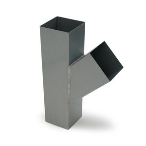 Zinken blue-grey HWA T-stuk vierkant 80x80mm 45°