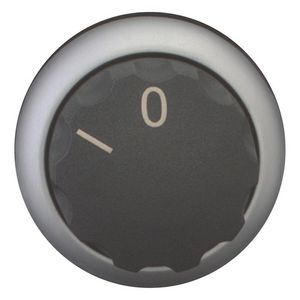 Keuzeschakelaar 2 standen zwart 0 I vast RMQ M22 VVE=5
