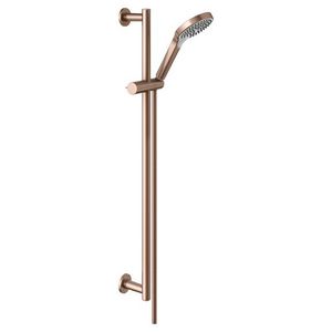 Douche-set round 855mm rood goud geborsteld