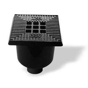 Vloerput 200x200 met vuilemmer VVE=4 03526