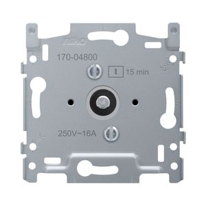 Sokkel 2-polige timer regelbaar tot 15 min 16A/250Vac