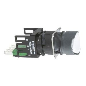 Drukknop Verzonken Terugvering 16mm 1NO+1NC W Harmony XB6