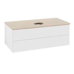 Wastafelonderkast Antao 1000x360x500mm White Matt Lacquer K20013MT