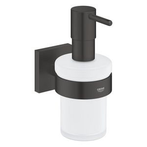 Start Cube zeepdispenser met houder mat zwart