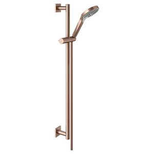 Douche-set vierkant 855mm rood goud geborsteld