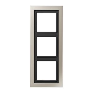 Afdekraam edelstaal 3-voudig LS-design