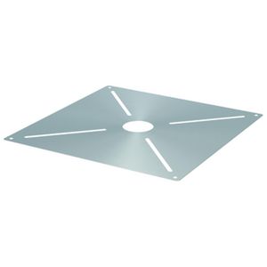 Hitteschild 470x470 mm RVS 304 DN70