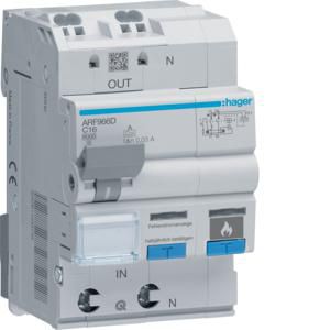 Aardlekautomaat met AFDD 1P+N 6kA C-16A 30mA A 3M