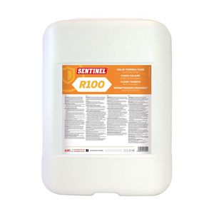Jerrycan a 20ltr. warmteoverdrachts-vloeistof / thermische vloeistof Solar R100 Propyleenglycol