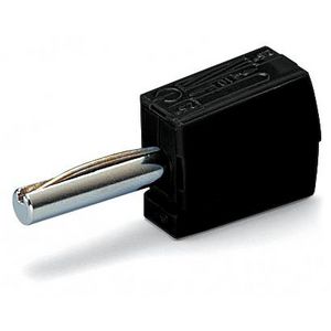 Bananensteker voor busdiameter 4 mm zwart VVE=50