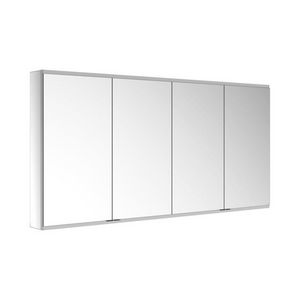 Spiegelkast/onverlicht Voorb./2wcd/2usb/1900x900x160mm zilv