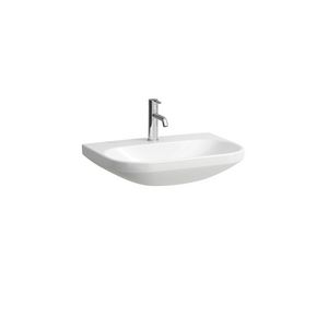 Wastafel LUA 65x46cm met kraangat zonder overloop wit