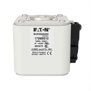 Zekering hoge snelheid 1000A AC 1000V 150kA 3 74x92x VVE=2
