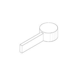 Greep Hendel 23x26x119mm chr