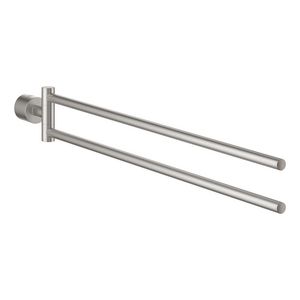 Atrio handdoekhouder 2-lids 40888DC0 supersteel (rvs look) (Spa colors coll.)