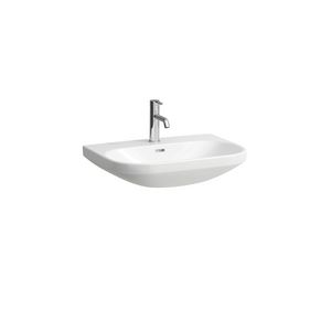 Wastafel LUA 65x46cm zonder kraangat zonder overloop wit