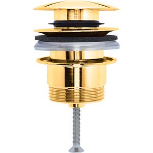 Push-openventiel Goud Gepolijst 63,5x63,5x95mm