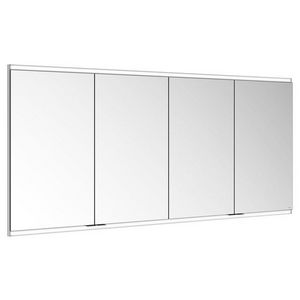 Spiegelkast verlicht wandinb. 1700x700x160mm zilver