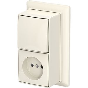 Combinatie kv wis+plaat opb b-AP+ wit