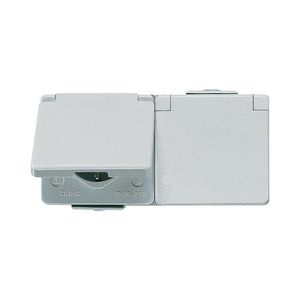 Wandcontactdoos m. R/A 2V. WG 600
