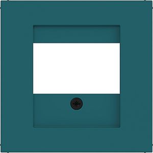 Centraalplaat TAE luidspreker USB A.x/C.x azure mat
