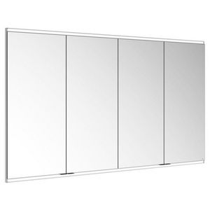 Spiegelkast verlicht wandinbouw 1700 x900x160mm zilver
