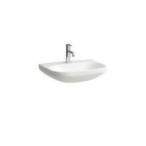 Wastafel LUA 60x46cm met kraangat zonder overloop wit