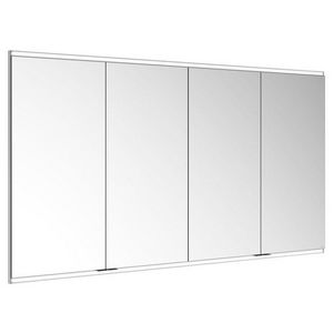 Spiegelkast verlicht wandinbouw 1800 x900x120mm zilver
