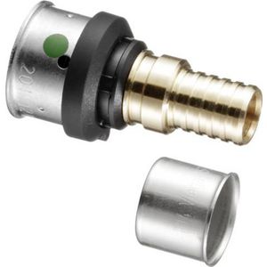 Perssok verlopend SMARTPRESS-G 20x16mm pexfit brons 6715G