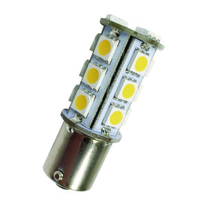 Signaleringslamp LED18 Ba15s 10-30V DC 2.1W 22W 220lm 830