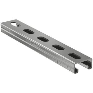 Lengte a 2m. montagerail FUS 21/2.0 rvs A2
