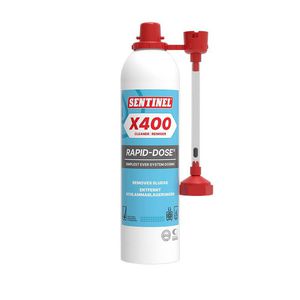 CV waterbehandeling X400 systeemreiniger rapid dose 3/4