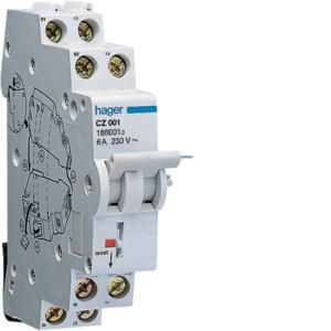 Hulpcontact CA en signaalcontact SD 6A 240V AC voor aardlekschakelaa