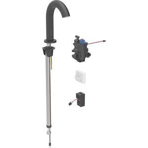Piave wastafelthermo.kraan netv. Inb.-functiebox matzwart