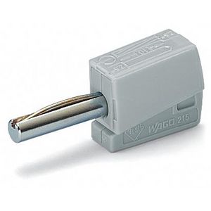 Bananensteker voor busdiameter 4 mm grijs VVE=50