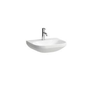 Wastafel LUA 55x46cm met kraangat zonder overloop wit