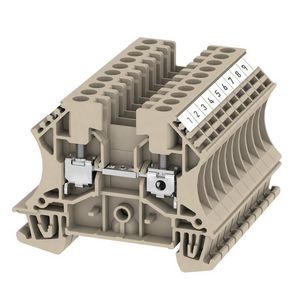 Doorvoerklem schoefaansluiting d.beige 4 1020900000 VVE=10