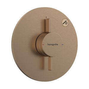 DuoTurn S afbouwdeel tbv inbouwkraan voor 1 functie Brushed Bronze