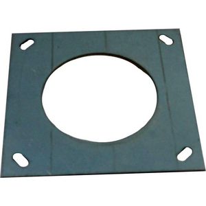 Branderplaat zonder boringen 210x210x4 WS40-100