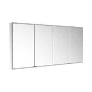 Spiegelkast/onverlicht Voorb./2wcd/2usb/2000x900x160mm zilv