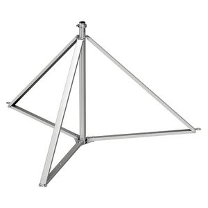 Driepootstatief Geisoleerde Fangmast 1,65x1,85m rvs