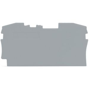 Afsluit- en tussenplaat 1 mm dik grijs 2006-1291 VVE=25