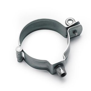 Zinken blue-grey HWA scharnierpijpbeugel 120mm met moer M10 + RVS schroefoog