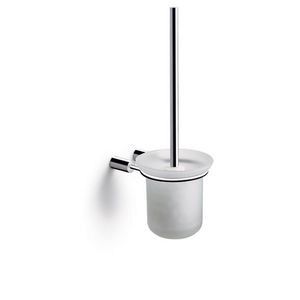 Toiletborstelgarnituur v wandmontage glans RVS 150x115x383mm