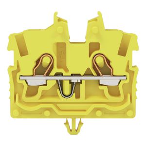 2-draads MINI-rijgklem bedieningsopening 1mm² geel 2050-316 VVE=100