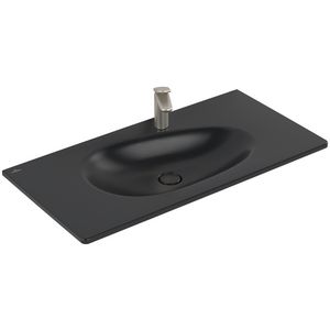 Meubelwastafel Antao 1000x500mm Pure Black CeramicPlus  4A76A2R7