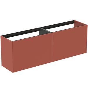 Conca wastafelmeubel 160x37x55cm 2 laden zonder afdekblad matt sunset