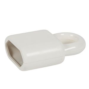 Koppelstekker 2-polig 2,5 Amp wit